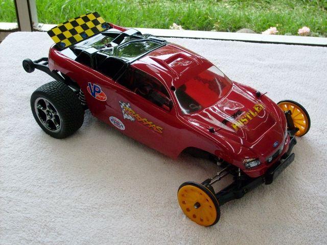 rustler drag car