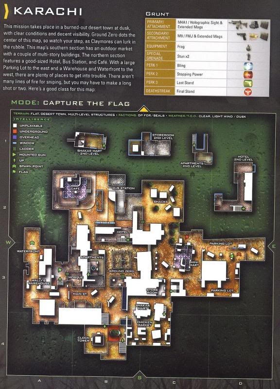 Official Mw2 Maps Spawns For Each Mode