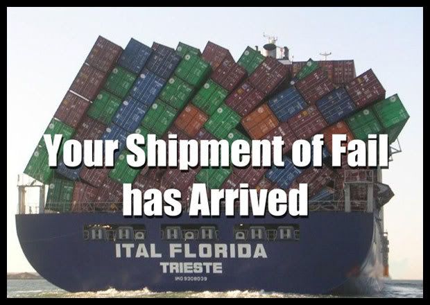 Shipment of fail