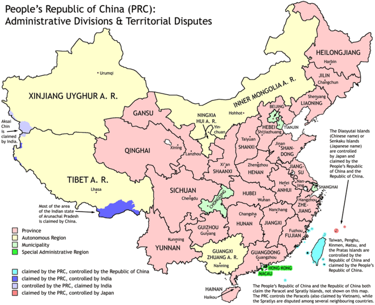 China Occupied India