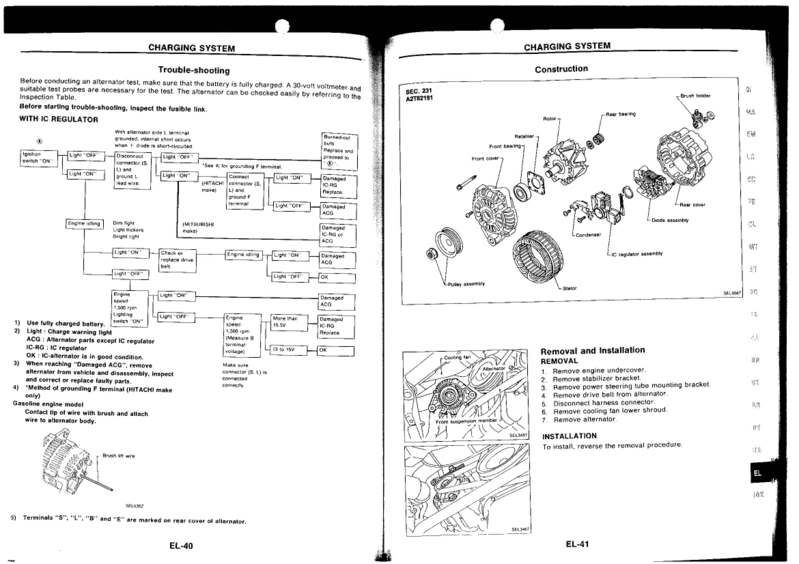 1995 Nissan maxima alternator problems #10