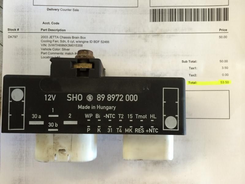 mk4 fan control module VW Vortex Volkswagen Forum