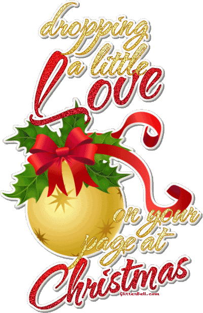 dropping a littler love on your page at Christmas Pictures, Images and Photos