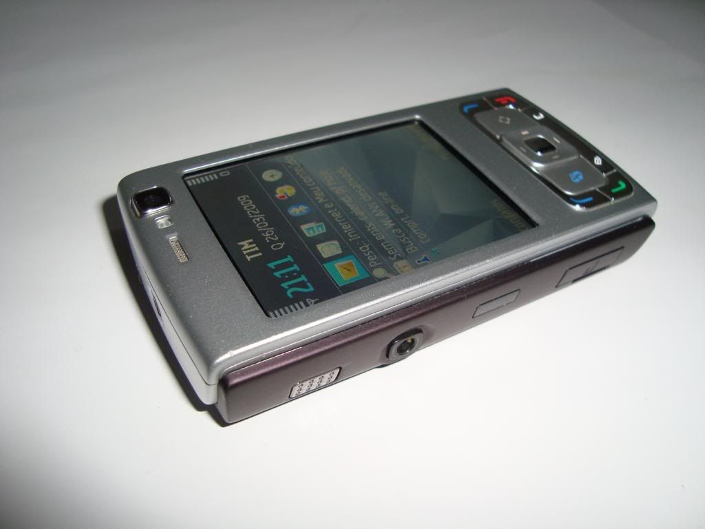 Nokia N95-1 - Aparelho desbloqueado, com o último firmware instalado, com  carcaça