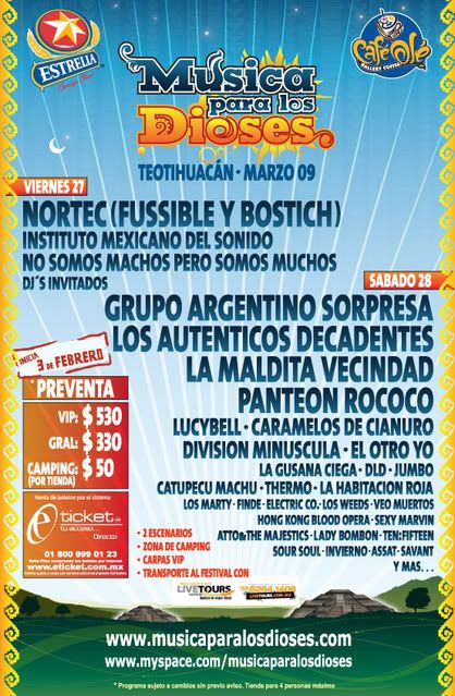 MUSICA PARA LOS DIOSES