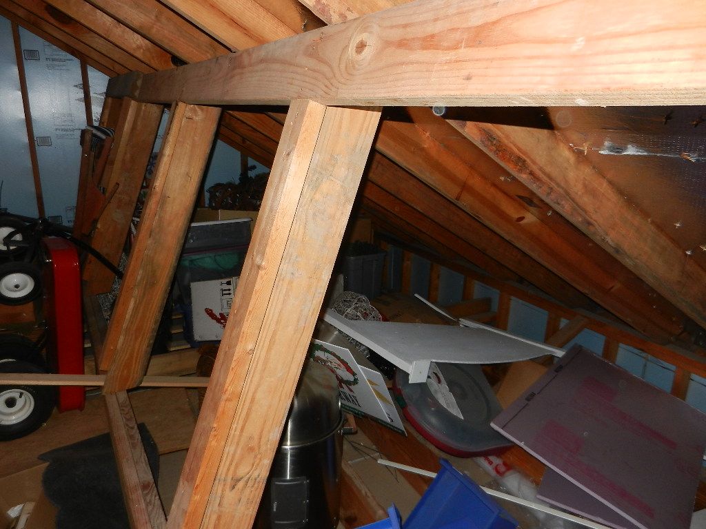 Making a garage attic into useable storage space the garage ...