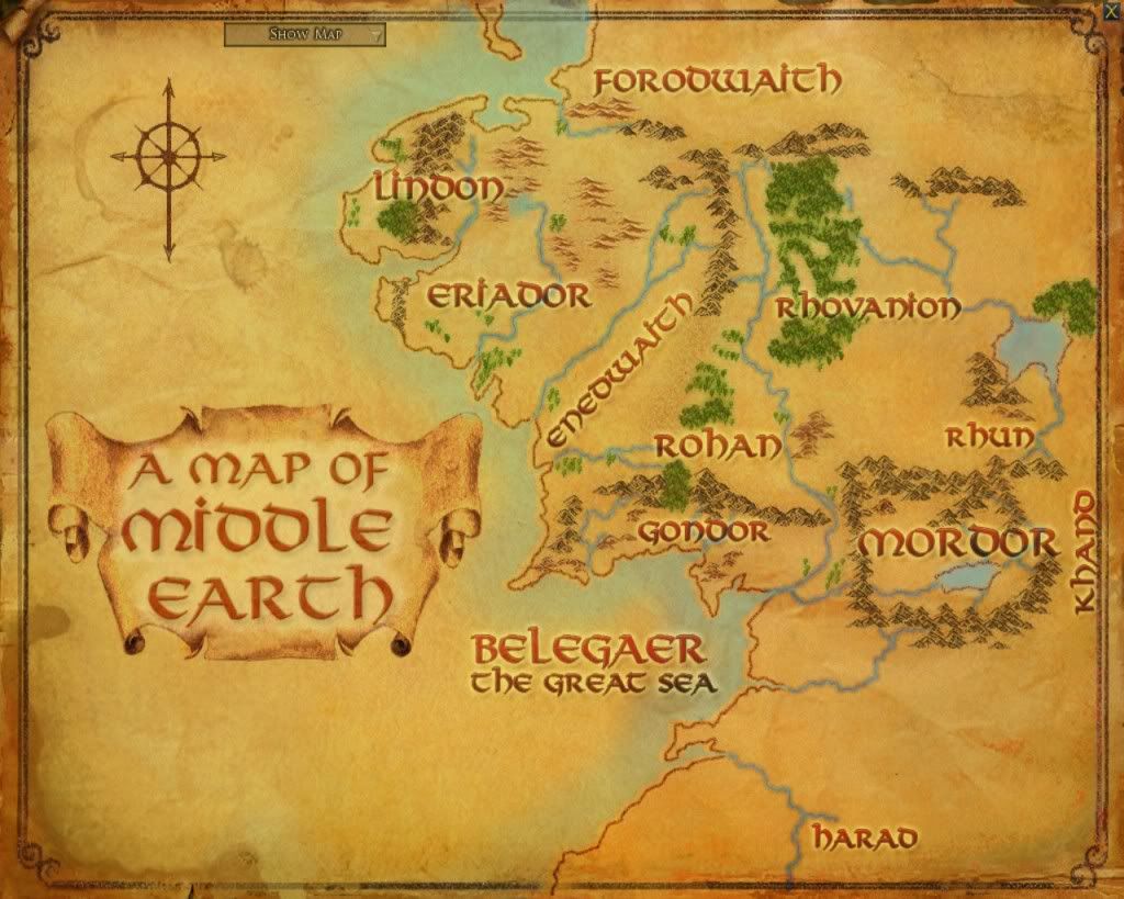 Map Lotr