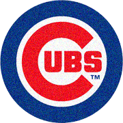 Chicago Cubs MLB Glitter Logo