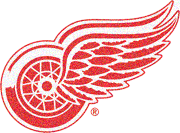 Detroit Red Wings NHL Logo Clip Art Glitter Glitterized by FLMNetwork.com