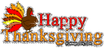 Happy Thanksgiving glittering comment from FLMNetwork.com