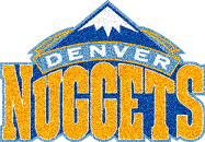 Denver Nuggets Glitter Logo