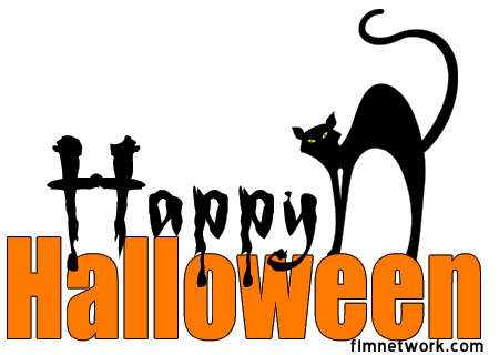 Happy Halloween Black Cat Clip Art Comment