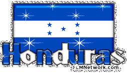 Honduras Glittering Flag from FLMNetwork.com