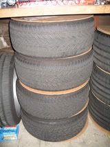 stock tyre stack