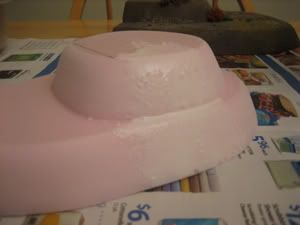 Paint Glue On in a Dabbing Motion