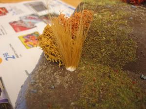 Push Tall Grass into Glue
