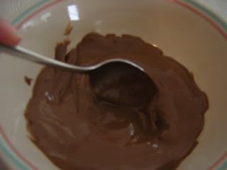 Scooping Choclate