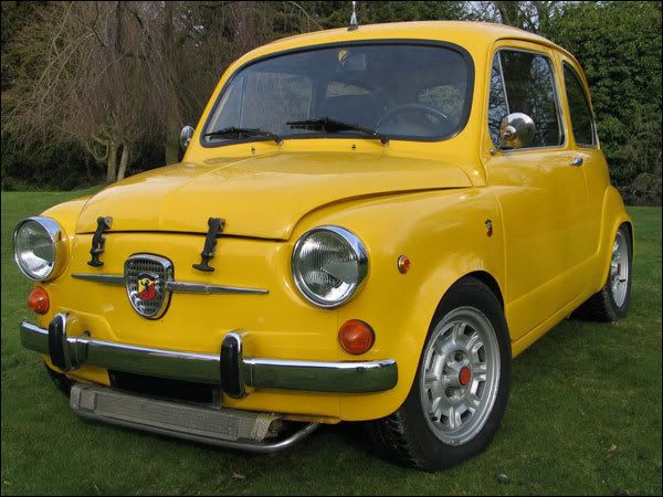 Fiat 1000 Abarth sport version of Fiat 600 SERIAL NUMBER
