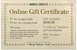 BN Gift Certificate