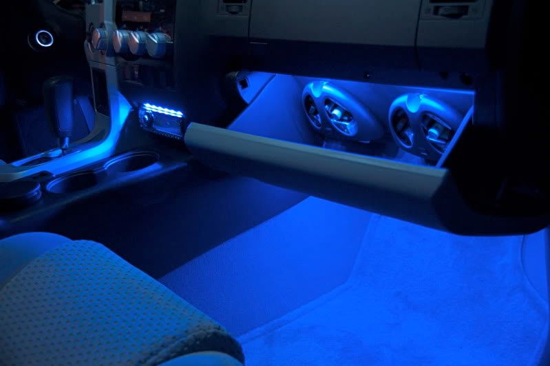 Interior Led Up Grade Pics Clear And Blue Toyota