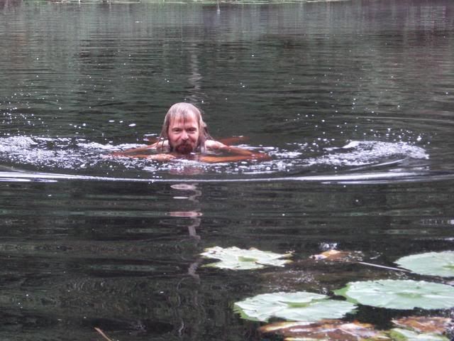 Swimmin in the pond