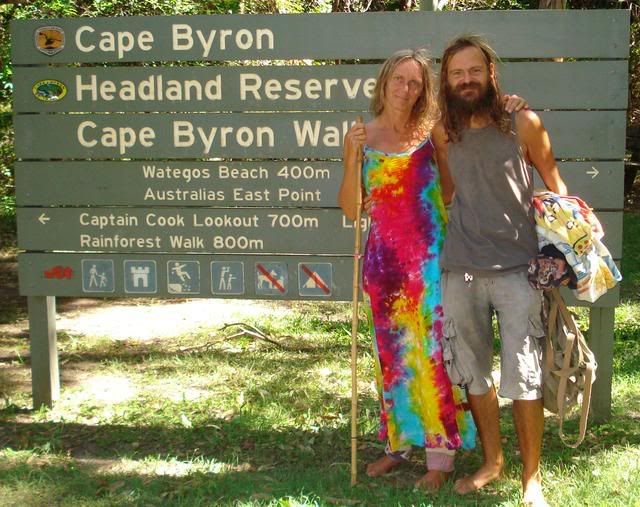 Me and Kveta at Byron Bay