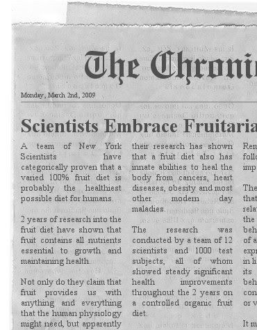 fruitarianism news