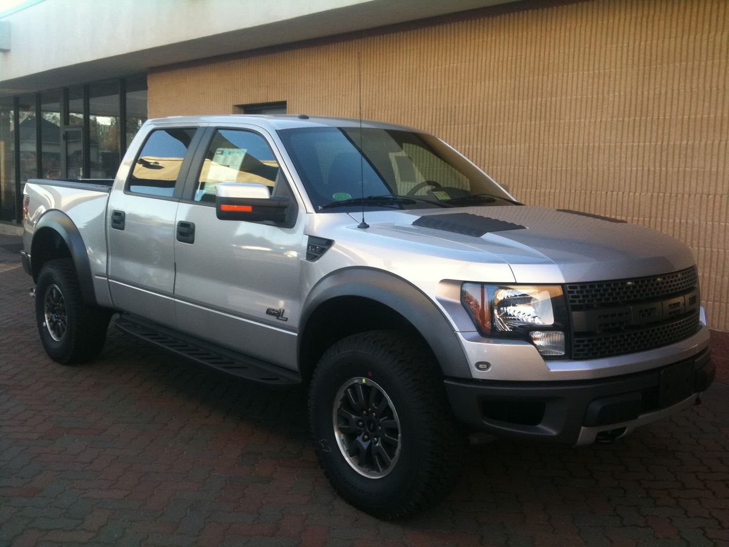 Silver Ford Raptor