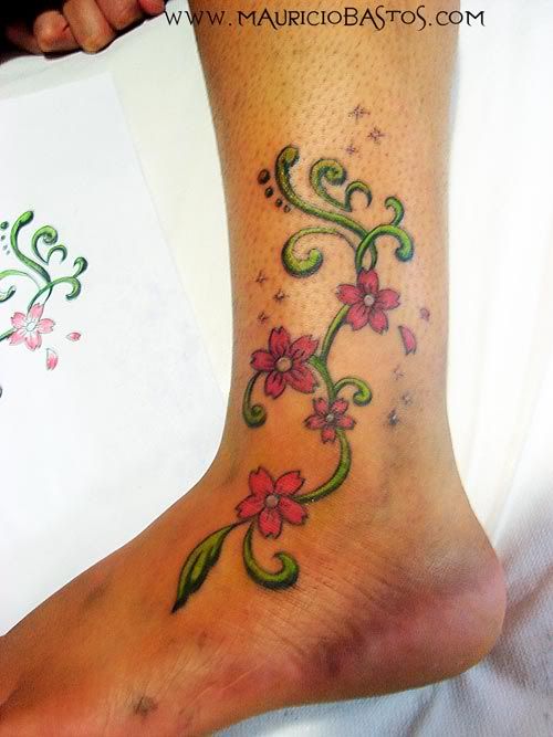 flores tattoo. Flores
