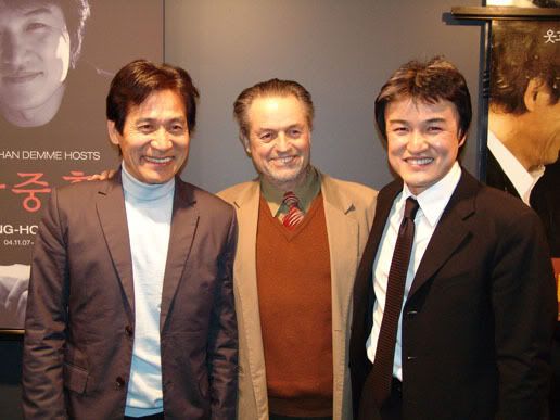 Ahn Sung-Ki, Jonathan Demme and Park Joong-Hoon