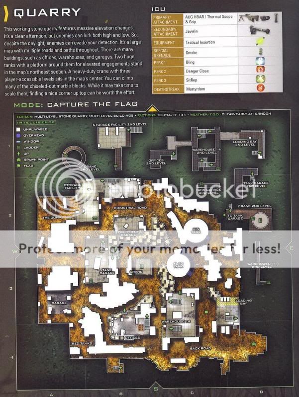 Official MW2 Maps/spawns for each mode...