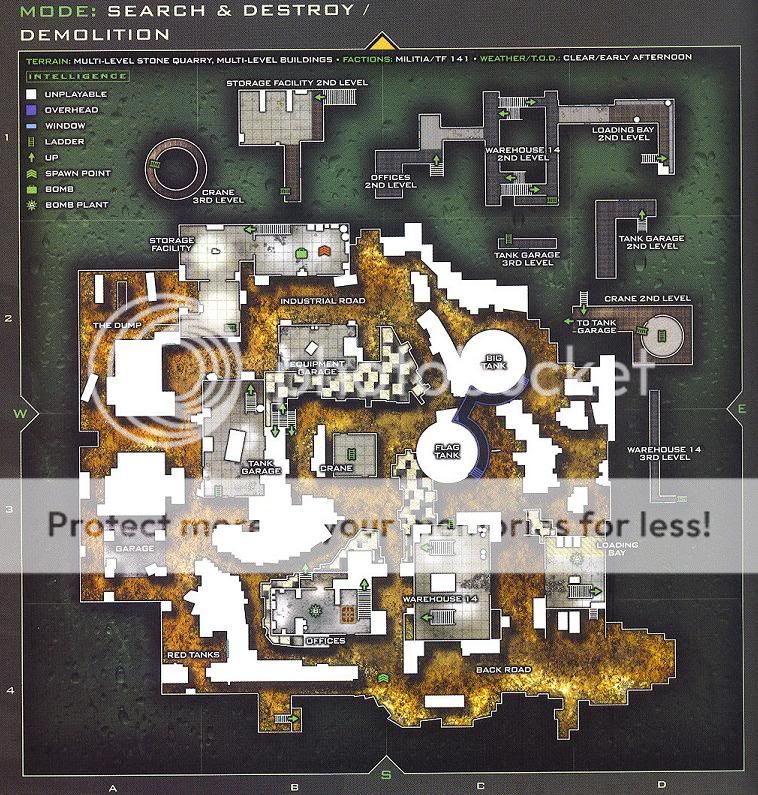 Official MW2 Maps/spawns for each mode...