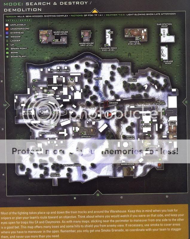 Official MW2 Maps/spawns for each mode...