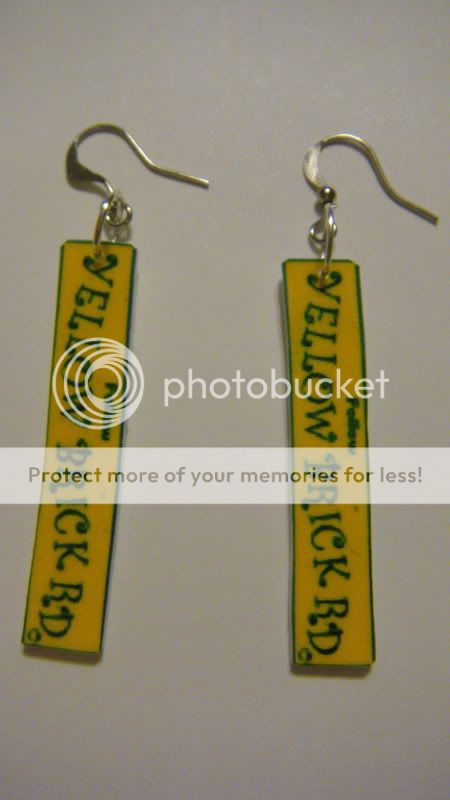 Yellow Brick Road earrings   Wizard of Oz UNIQUE CUTE  