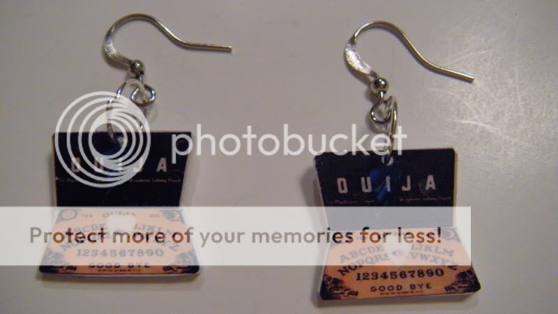 Ouija Board Earrings Jewelry Unique game Freaky cool  