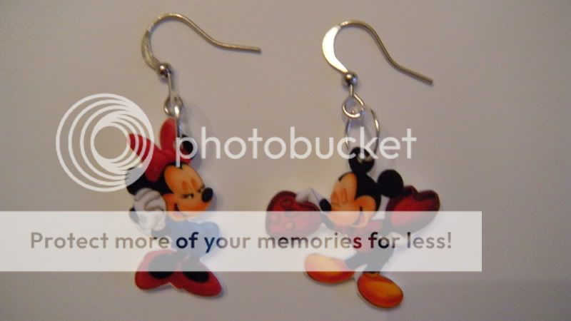 Disney Valentines Mickey Minnie Mouse Earrings Jewelry  