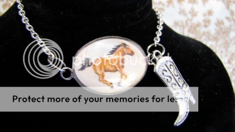 Horse Bracelet,boot,animal,riding,equine,cowboy,cowgirl  