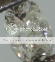 loose diamond oval shape .63 ct EGL I1 I vintage  