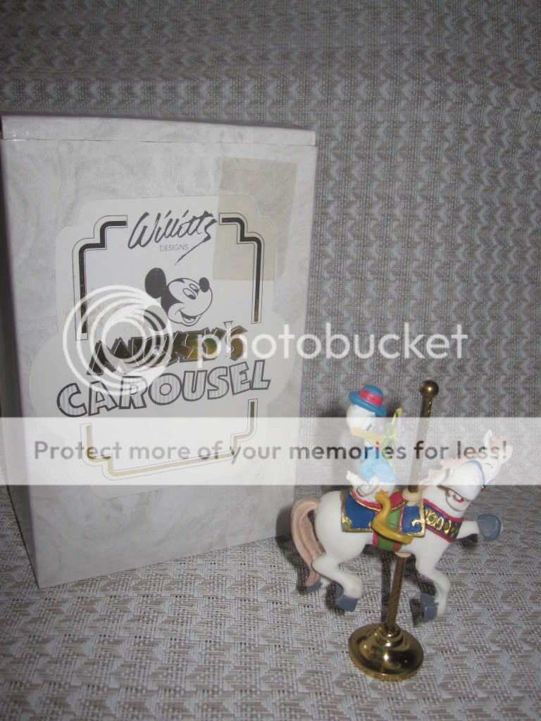 NEW WALT DISNEY MICKEYS CAROUSEL WILLITTS DESIGNS COLLECTIBLE DONALD 