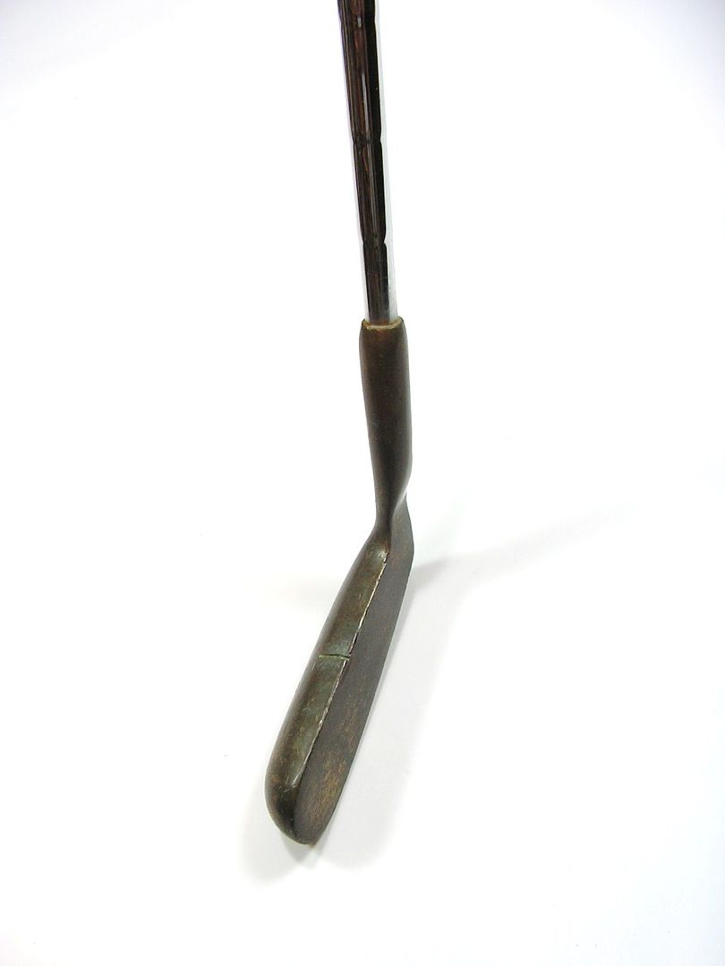 35 Vintage NOMAD BRONZE HEADED B 5 PUTTER, 21 Step Steel Shaft, Toe 