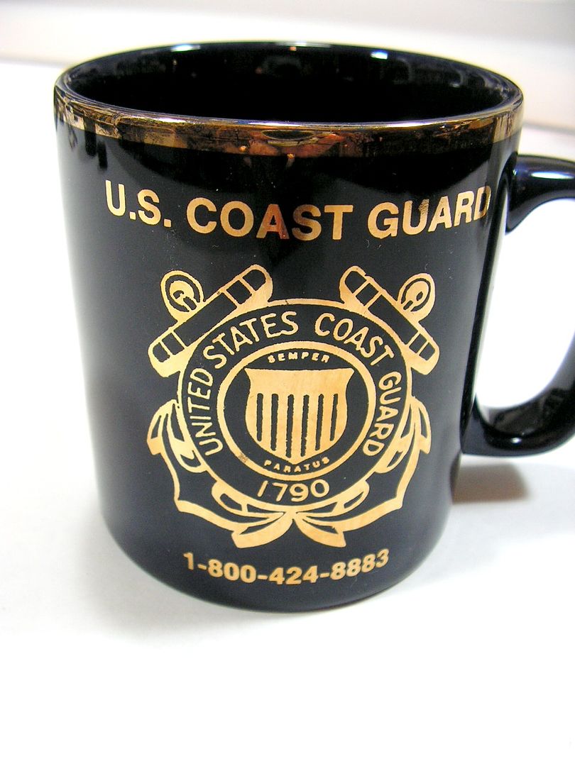 US Coast Guard COFFEE CUP, COLOROLL KILNCRAFT England  