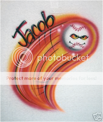 Airbrushed airbrush shirt tie dye volleyball soccer  