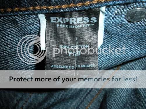 Express brand jeans, size 7/8